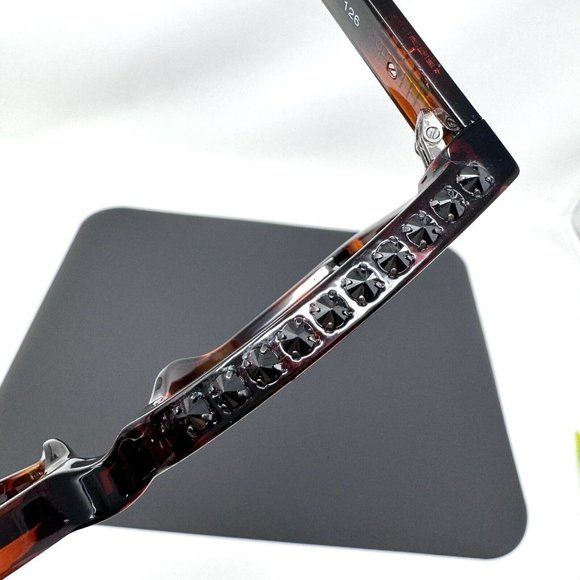 Quay Sunglasses Icy 126 Studded Tortoise Square Discontinued Model main image 5